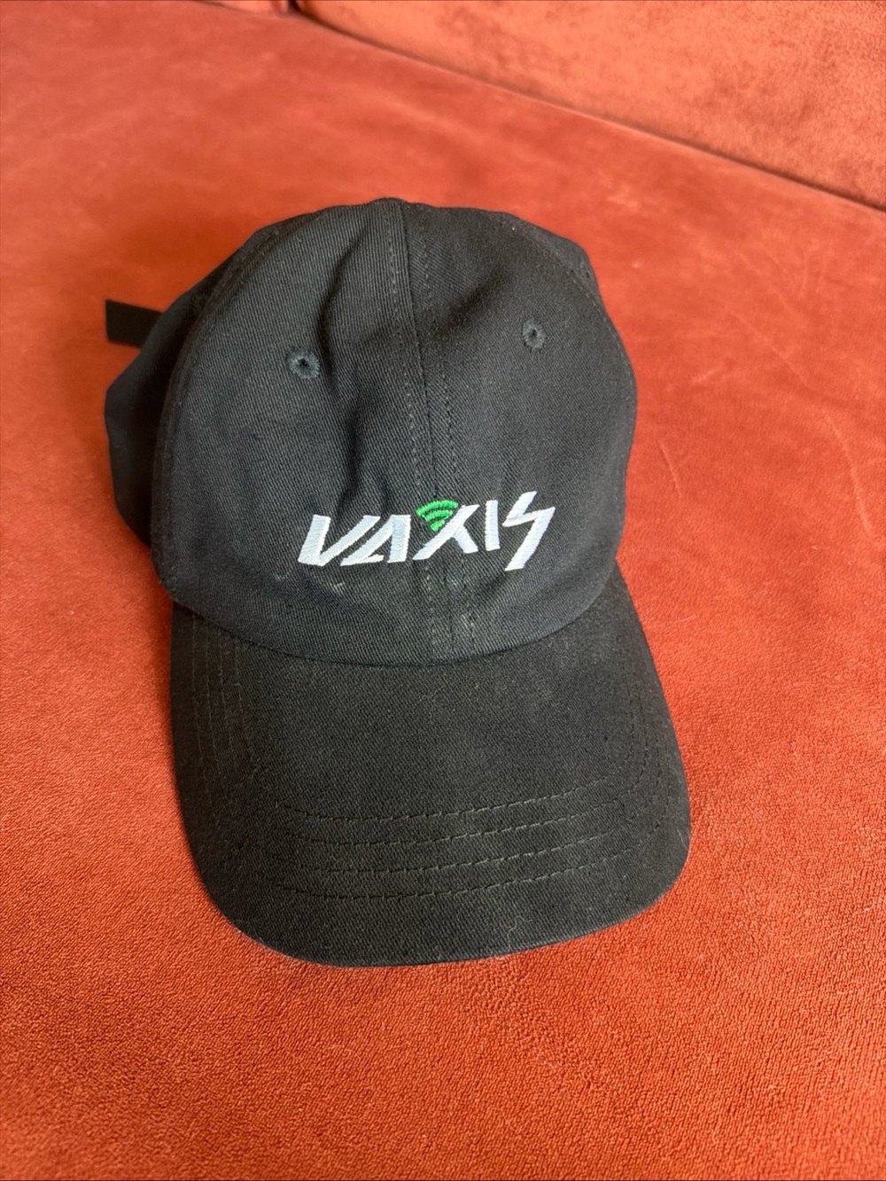 Black Vaxis Embroidered Baseball Cap